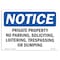 Signmission OSHA Sign, Private Property No Parking Soliciting, 10in X 7in Rigid Plastic, 7" W, 10" L, Landscape OS-NS-P-710-L-17838 - alternate 1